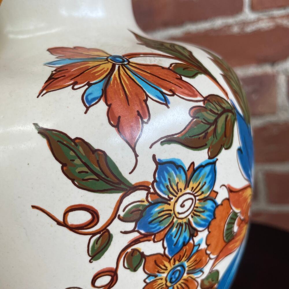Handpainted Zuid Holland Plateel Dutch Pottery Vase Vintage Signed Numbered - Picture 4 of 8